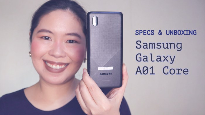 Samsung galaxy a01 core