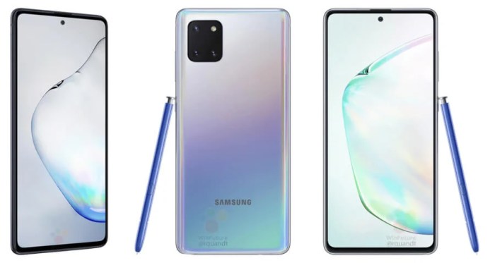 Galaxy note 10 lite